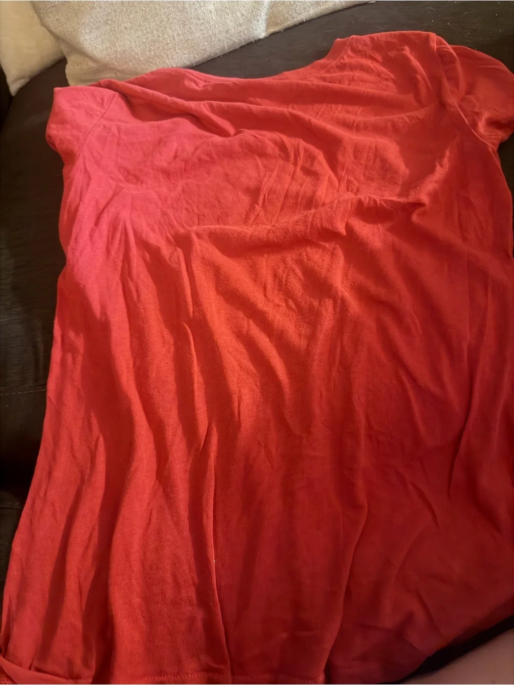 Vintage USC PINK Victoria's Secret Red Tee with Gold 'Love Cardinal and Gold'